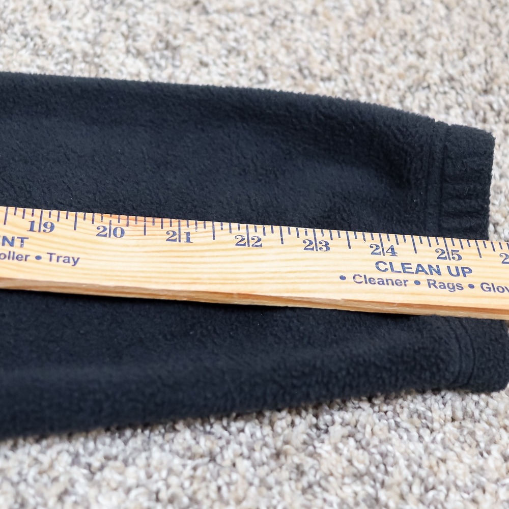 Columbia Fleece Jacket Mens XL Black Full Zip Mock Neck XM6354 Outdoor Soft - Picture 10 of 11